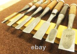 Japanese Chisel Nomi? Carpenter Tool Set of 10 Hand Tool wood working