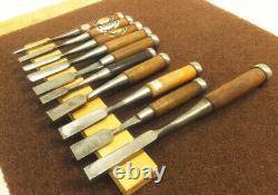 Japanese Chisel Nomi? Carpenter Tool Set of 10 Hand Tool wood working