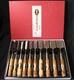 Japanese Chisel Nomi Carpenter Tool Set of 10 Hand Tool wood working Near Mint