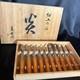 Japanese Chisel Nomi Carpenter Tool Set of 10 Hand Tool wood working used