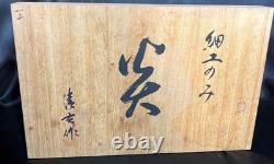 Japanese Chisel Nomi Carpenter Tool Set of 10 Hand Tool wood working used