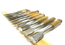 Japanese Chisel Nomi? Carpenter Tool Set of 11 Hand Tool wood working