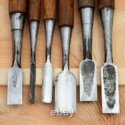 Japanese Chisel Nomi Carpenter Tool Set of 11 Hand Tool wood working #216