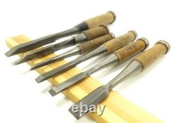 Japanese Chisel Nomi Carpenter Tool Set of 12 Hand Tool wood working