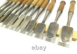 Japanese Chisel Nomi? Carpenter Tool Set of 12 Hand Tool wood working
