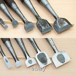Japanese Chisel Nomi Carpenter Tool Set of 12 Hand Tool wood working #249
