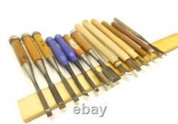 Japanese Chisel Nomi Carpenter Tool Set of 13 Hand Tool wood working