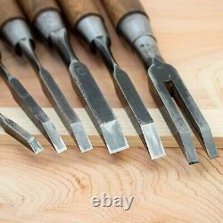 Japanese Chisel Nomi Carpenter Tool Set of 13 Hand Tool wood working #215