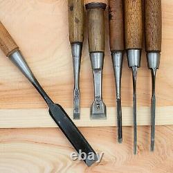 Japanese Chisel Nomi Carpenter Tool Set of 13 Hand Tool wood working #215