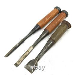 Japanese Chisel Nomi Carpenter Tool Set of 16 Hand Tool wood working No. 1
