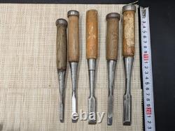 Japanese Chisel Nomi Carpenter Tool Set of 18 Hand Tool wood working R3064-78