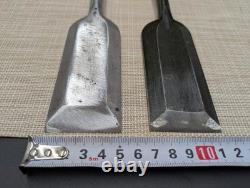 Japanese Chisel Nomi Carpenter Tool Set of 2 Hand Tool wood working LONG 0829