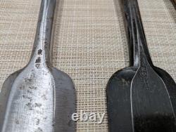 Japanese Chisel Nomi Carpenter Tool Set of 2 Hand Tool wood working LONG 0829