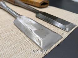 Japanese Chisel Nomi Carpenter Tool Set of 2 Hand Tool wood working LONG 0829