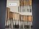 Japanese Chisel Nomi Carpenter Tool Set of 25 Hand Tool wood working R3111