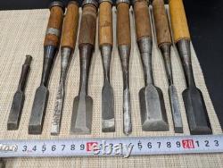 Japanese Chisel Nomi Carpenter Tool Set of 25 Hand Tool wood working R3111