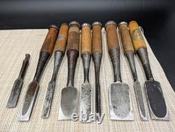 Japanese Chisel Nomi Carpenter Tool Set of 25 Hand Tool wood working R3111