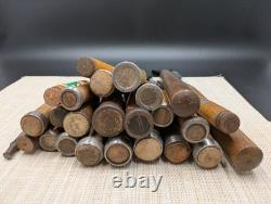Japanese Chisel Nomi Carpenter Tool Set of 25 Hand Tool wood working R3111