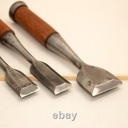 Japanese Chisel Nomi Carpenter Tool Set of 7 Hand Tool wood working #325