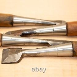 Japanese Chisel Nomi Carpenter Tool Set of 8 Hand Tool wood working #397