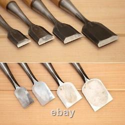 Japanese Chisel Nomi Carpenter Tool Set of 9 Hand Tool wood working #332