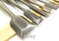 Japanese Chisel Nomi? Etc Carpenter Tool Set of 7 Hand Tool wood working