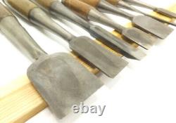 Japanese Chisel Nomi? Etc Carpenter Tool Set of 7 Hand Tool wood working