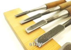Japanese Chisel Nomi Miyanaga etc Carpenter Tool Set of 7 wood working