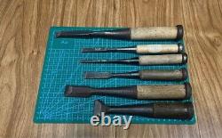 Japanese Chisel Nomi Set 6-Piece Woodworking Tool for Carpenters Japan