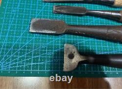 Japanese Chisel Nomi Set 6-Piece Woodworking Tool for Carpenters Japan