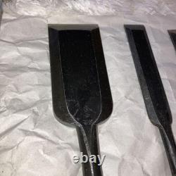 Japanese Chisel Nomi Set of 8 Chiyomitsu Zensaku Woodworking Tools
