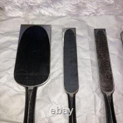Japanese Chisel Nomi Set of 8 Chiyomitsu Zensaku Woodworking Tools