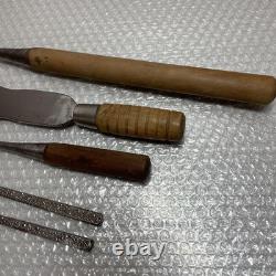 Japanese Chisel Oiire Nomi With Fire Woodworking Carpenter Tool DIY Vintage