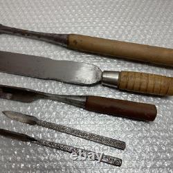 Japanese Chisel Oiire Nomi With Fire Woodworking Carpenter Tool DIY Vintage