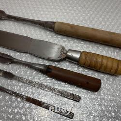 Japanese Chisel Oiire Nomi With Fire Woodworking Carpenter Tool DIY Vintage