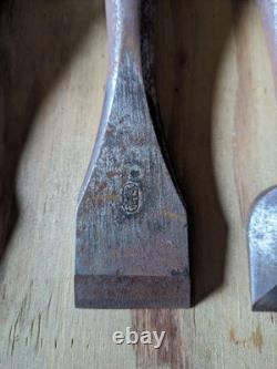 Japanese Chisel Set 5pcs Nomi Woodworking Carpenter Tool Vintage Used