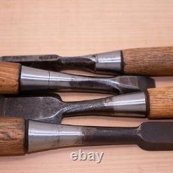 Japanese Chisel Set of 4 Hand Tool wood working #742