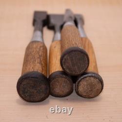 Japanese Chisel Set of 4 Hand Tool wood working #742