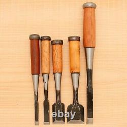 Japanese Chisel Set of 5 Hand Tool wood working #555