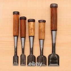 Japanese Chisel Set of 5 Hand Tool wood working #563