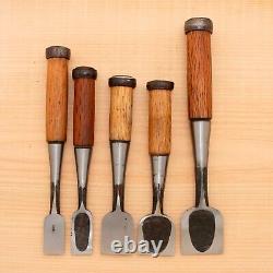 Japanese Chisel Set of 5 Hand Tool wood working #563