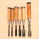 Japanese Chisel Set of 6 Hand Tool wood working #539