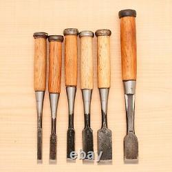 Japanese Chisel Set of 6 Hand Tool wood working #539