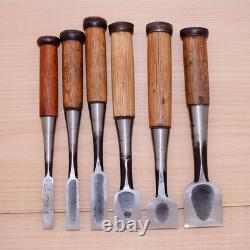 Japanese Chisel Set of 6 Hand Tool wood working #733