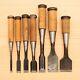 Japanese Chisel Set of 7 Hand Tool wood working #543