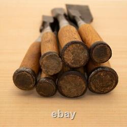 Japanese Chisel Set of 7 Hand Tool wood working #543