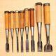 Japanese Chisel Set of 8 Hand Tool wood working #472