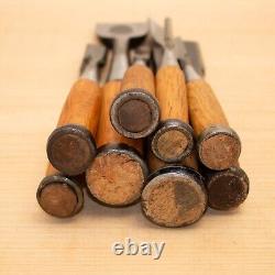 Japanese Chisel Set of 8 Hand Tool wood working #472