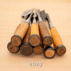 Japanese Chisel Set of 8 Hand Tool wood working #540