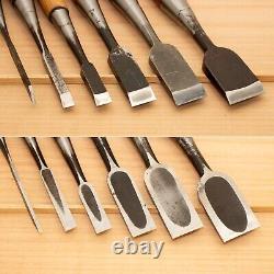 Japanese Chisel Set of 8 Hand Tool wood working #546